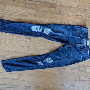 Frame le skinny de jeanne Sz 27 distressed jeans